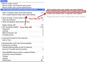 Reaper - Trim Recordings
